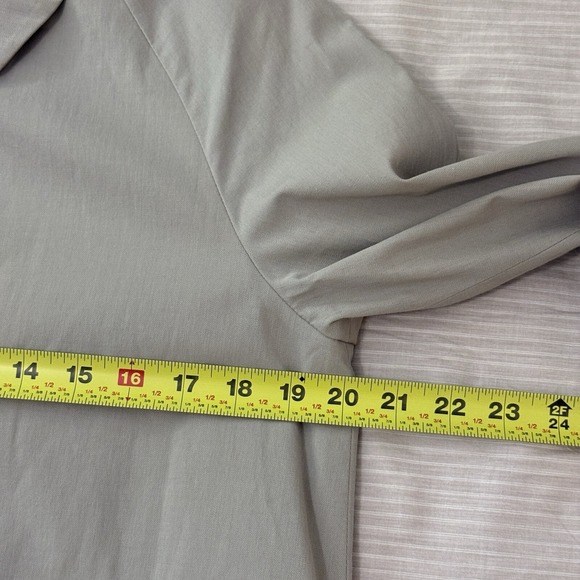 Theory Trench Coat Women's Size Large Button Tan with Detachable Hood - Picture 13 of 16